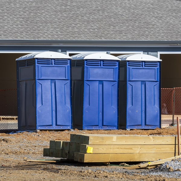 are there any restrictions on what items can be disposed of in the portable restrooms in Danville Maine